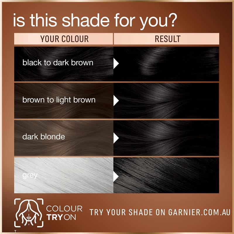 Thuốc Nhuộm Tóc Thuần Chay Garnier Good Hair Color 2.0 Truffle Soft Màu Đen - Garnier Good Hair Colour 2.0 Truffle Soft Black
