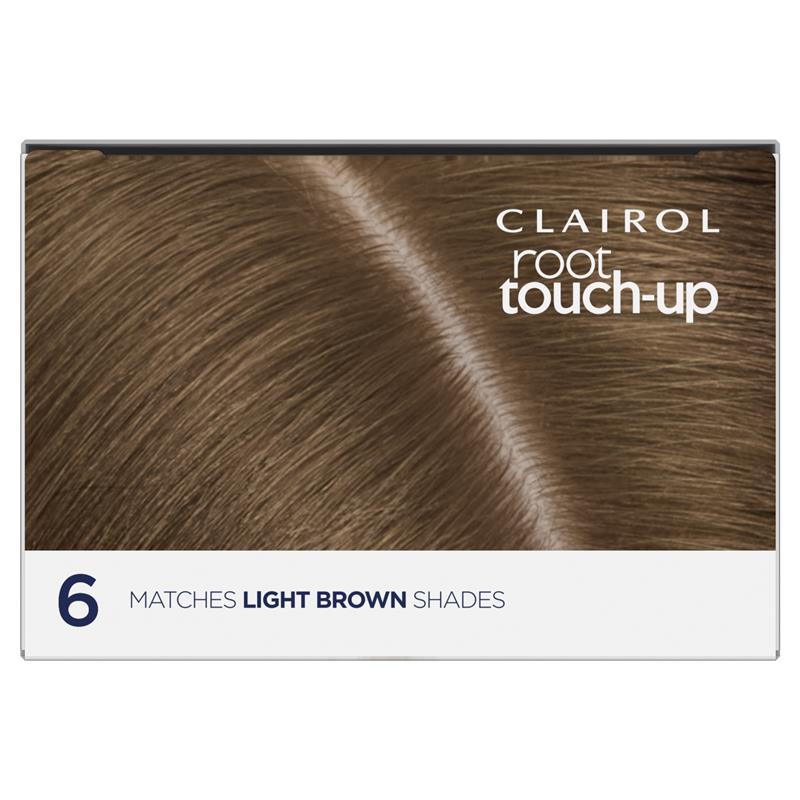 Thuốc Nhuộm Tóc Chuẩn Màu & Dễ Dàng Sử Dụng Lâu Phai - Clairol Nice N Easy Root Touch Up Số 6 Màu Nâu Nhạt - Clairol Nice N Easy Root Touch Up Permanent Hair Colour 6 Light Brown