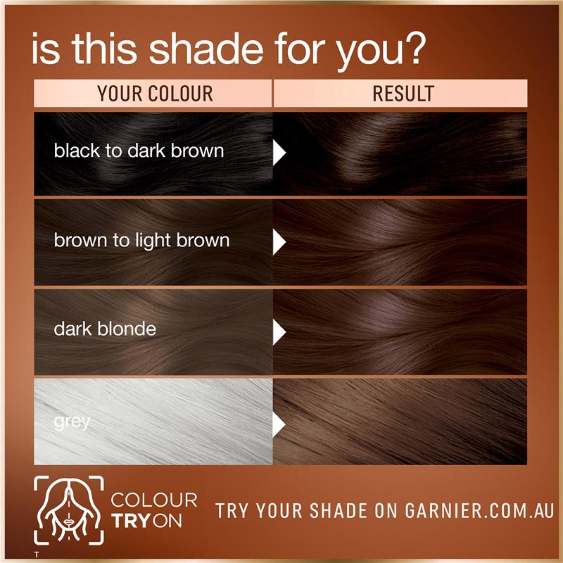 Thuốc Nhuộm Tóc Thuần Chay Garnier Good Hair Color 4.0 Nâu Cacao - Thuốc nhuộm tóc Garnier Good Hair Color 4.0 Cacao Brown