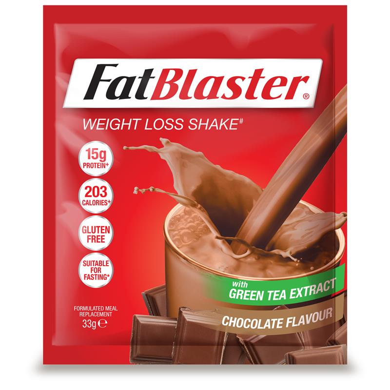 Sữa Lắc Fatblaster Úc Giảm Cân túi 14 x 33g- Naturopathica Fatblaster Weight Loss Shake Variety Pack 14 x 33g - Sữa Giảm Cân