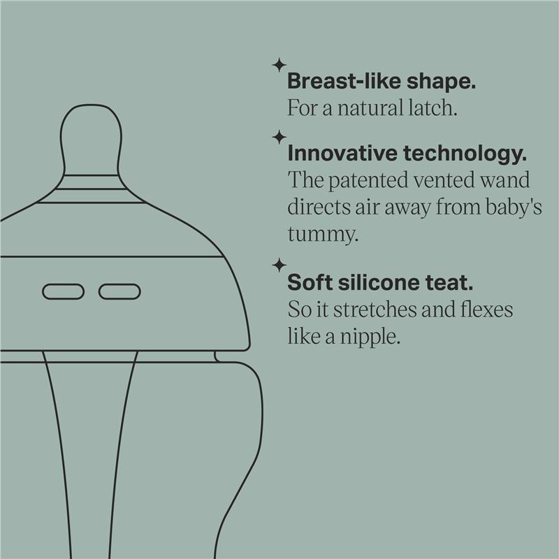 Bình Sữa Tommee Tippee Ty Siêu Mềm, Siêu Tự Nhiên & Đa Dạng Cho Bé - Tommee Tippee