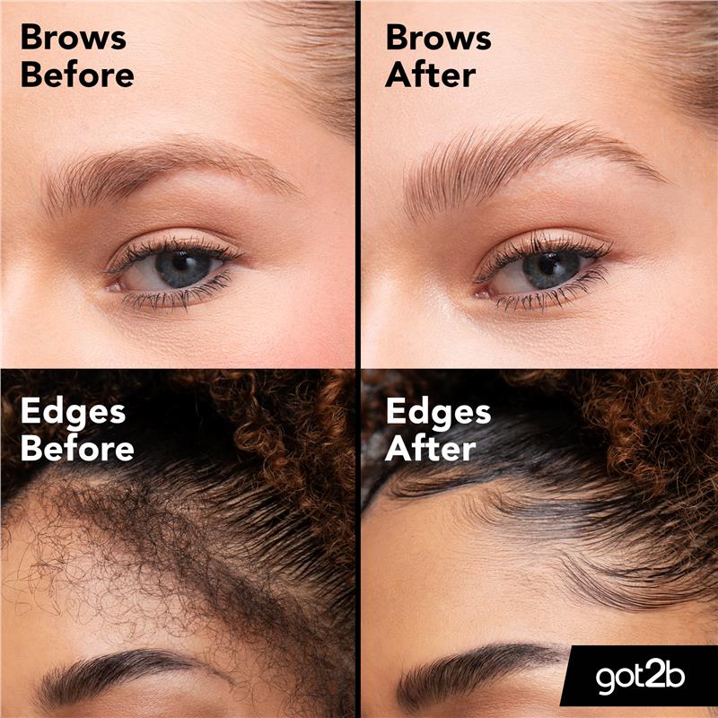 Got2b Gel Lông Mày & Mép Tóc - Got2b Glued 4 Brows & Edges - Tạo Dáng Cố Định Giữ Nếp Lông Mày