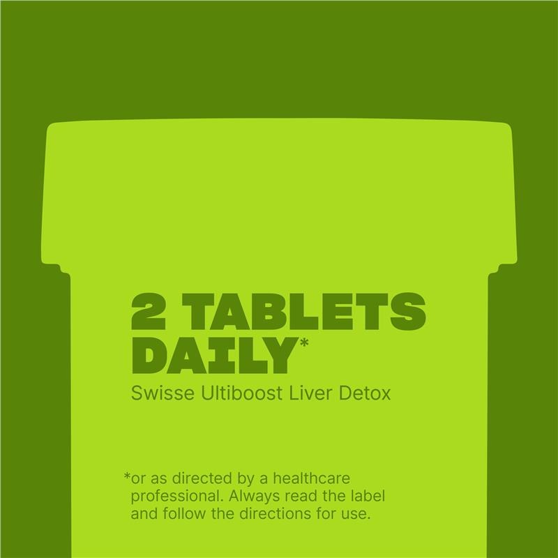 Swisse Ultiboost Liver Detox - Viên uống hỗ trợ thải độc gan