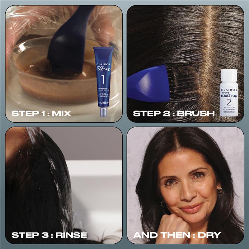 Phấn Che & Thuốc Nhuộm Phủ Bạc Tự Nhiên Độ Che Phủ Cao Clairol Nice & Easy Root Touch Up Màu Nâu Nhạt