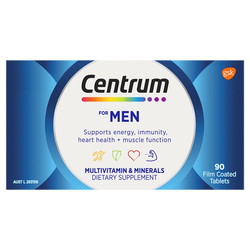 Centrum For Men - Vitamin Tổng Hợp cho Nam 90 viên