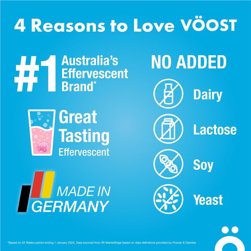 VOOST Effervescent Vitamins Viên Sủi Bổ Sung Vitamin Tổng Hợp Toàn Diện Collagen Multi Energy Vitamin B Magnesium