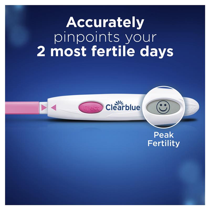 Hộp 10 Que Test Rụng Trứng Úc Clearblue Nhanh Hiệu Quả Tới 99% - Advanced Digital Ovulation Kit Test Chính Hãng