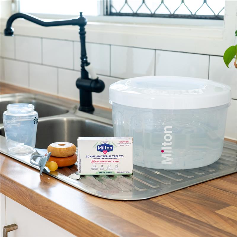 Hộp Khử Trùng Bình Sữa Milton 30 Viên -  Milton Antibacterial 30 Tablets