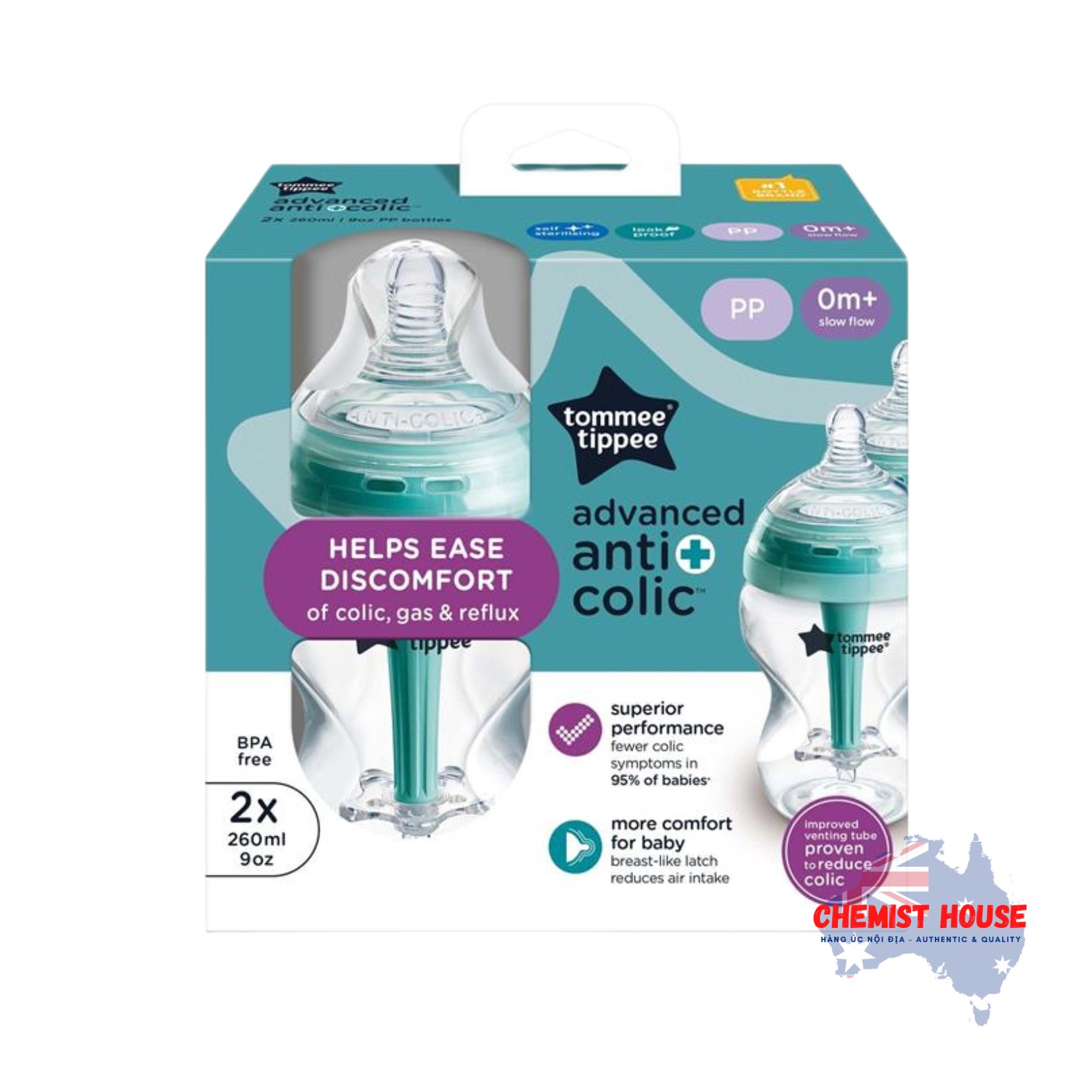 Bình Sữa Tommee Tippee Ty Siêu Mềm, Siêu Tự Nhiên & Đa Dạng Cho Bé - Tommee Tippee