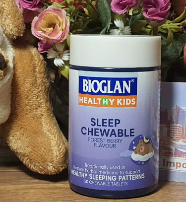 Viên nhai hỗ trợ giấc ngủ cho trẻ công thức mới Bioglan Kids Sleep Chewable 50 Tablets