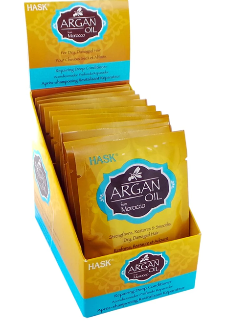 Gói Dầu Xả Sâu Hask Argan Oil Repairing Deep Conditioning Treatment 50g