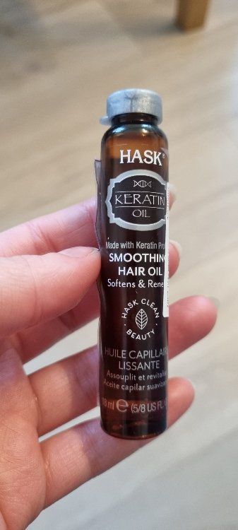 Keratin Oil Làm Mượt Tóc Hask Keratin Vial 18ml