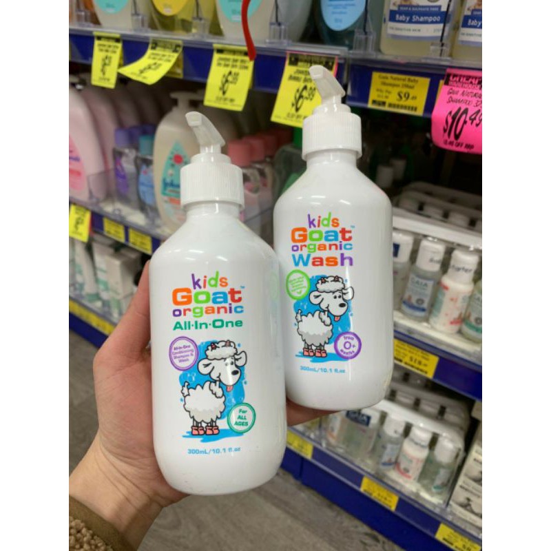 Sữa Dưỡng Ẩm Hữu Cơ Goat Kids Cho Bé Dịu Nhẹ & Lành Tính 300ml - Goat Kids Organic Moisturising Lotion 300ml