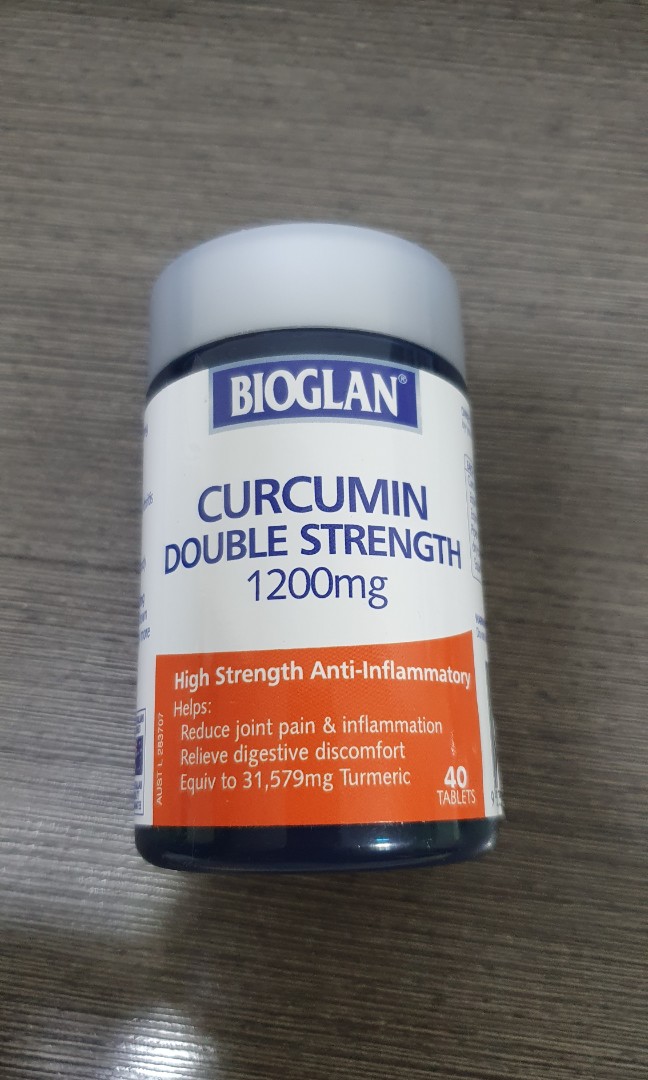 Viên uống nghệ liều gấp đôi Bioglan Curcumin Double Strength 1200mg 40 Tablets