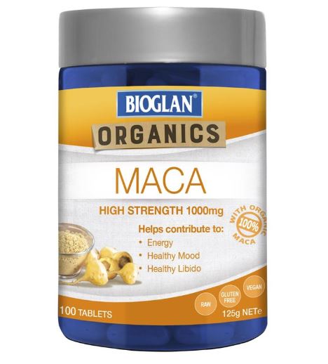 Viên uống chiết xuất củ Maca Bioglan Superfoods Maca 100 Viên