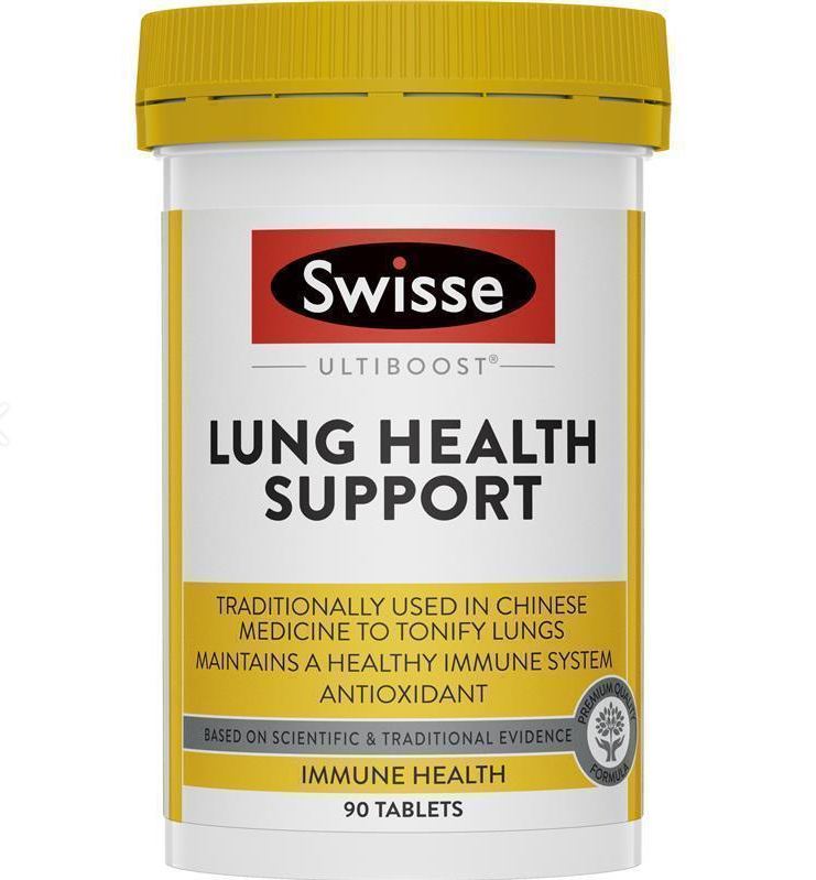 Viên Uống Bổ Phổi Thải Độc Phổi Úc - Swisse Lung Health Support 90 VIÊN