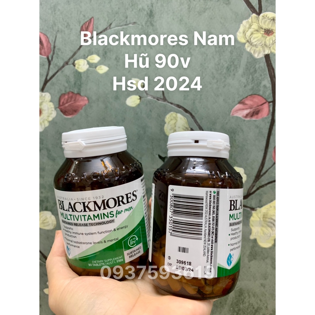 Blackmores Vitamin Tổng Hợp Nam Nữ Úc - Blackmores Multivitamin For Men | Women Tăng Năng Lượng Sức Khỏe Toàn Diện