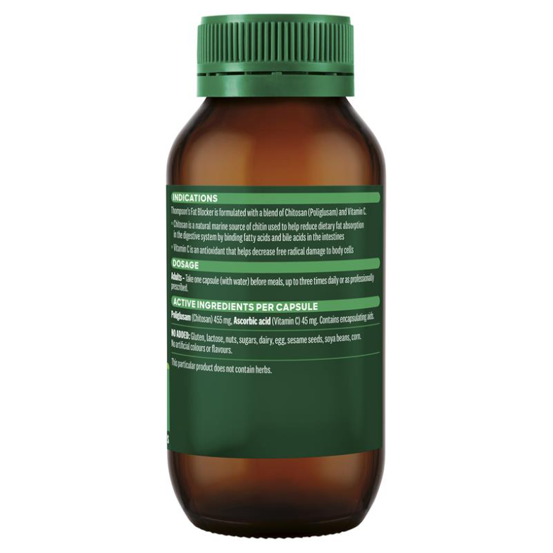 Viên uống thải độc mỡ -  Thompson’s Fat Blocker 120 Capsules