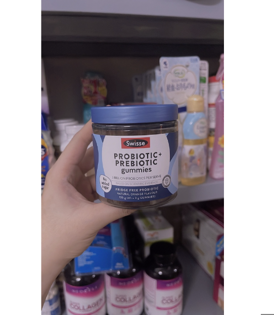 Kẹo Nhai Men Tiêu Hóa Lợi Khuẩn Úc - Swisse Adults Probiotic & Prebiotic Gummies