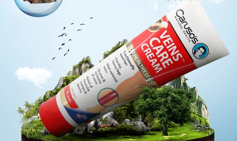 Kem bôi trị suy giãn tĩnh mạch Carusos Veins Care Cream 75g