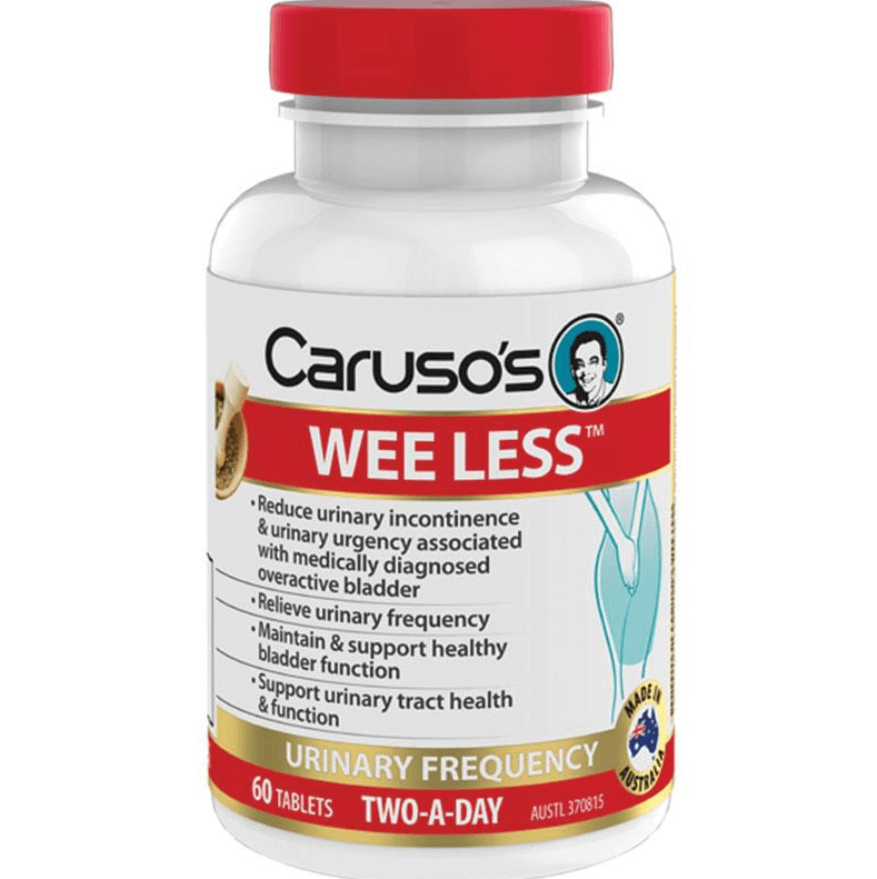Viên uống hỗ trợ sức khỏe bàng quang Carusos WeeLESS 60 Tablets
