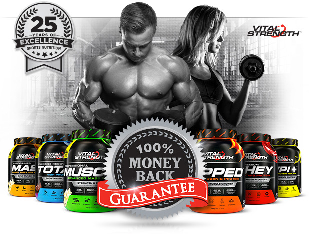 Bột Vital Strength Launch Whey Protein Tăng Trưởng & Phục Hồi Cơ Vị Vanilla/ Sô Cô La - Vital Strength Launch Whey Protein Vanilla/Chocolate