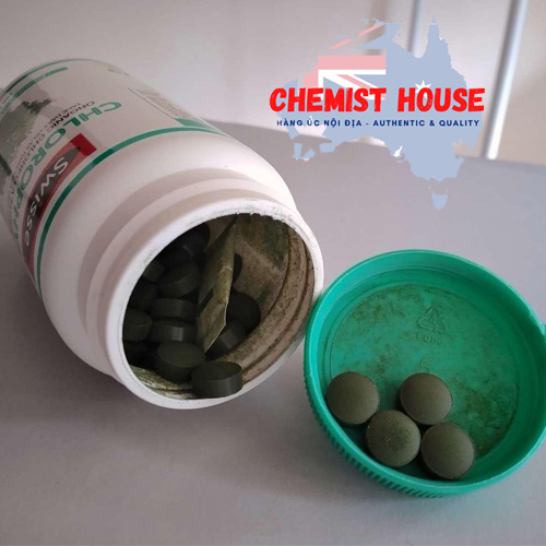 Swisse Chlorophyll+ 1000mg - Viên uống chiết xuất diệp lục tăng hệ miễn dịch 200 viên