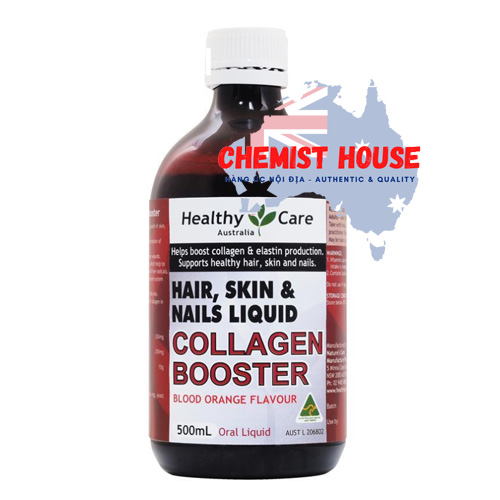 Healthy Care Hair Skin Nails Liquid Collagen Booster - Collagen dạng nước 500ml