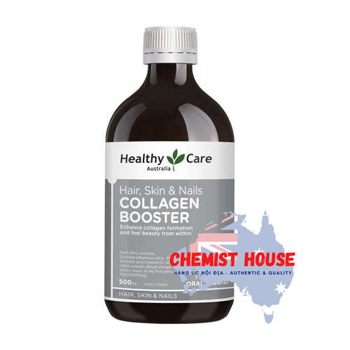 Healthy Care Hair Skin Nails Liquid Collagen Booster - Collagen dạng nước 500ml