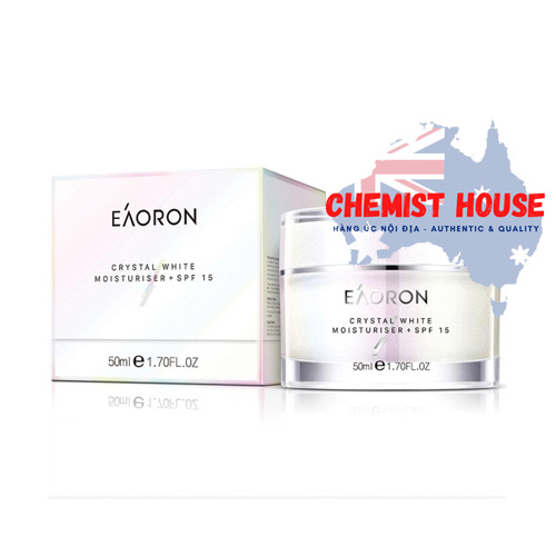 Eaoron Crystal White Moisturiser SPF 15 - Kem dưỡng trắng da 50ml