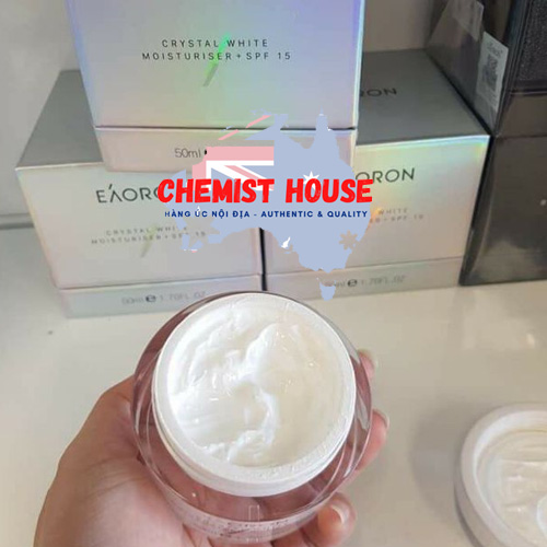 Eaoron Crystal White Moisturiser SPF 15 - Kem dưỡng trắng da 50ml