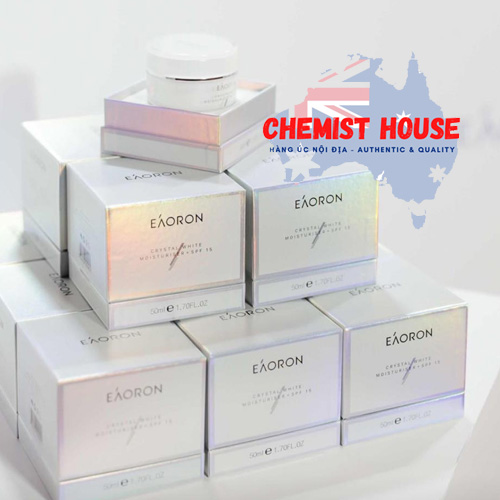 Eaoron Crystal White Moisturiser SPF 15 - Kem dưỡng trắng da 50ml