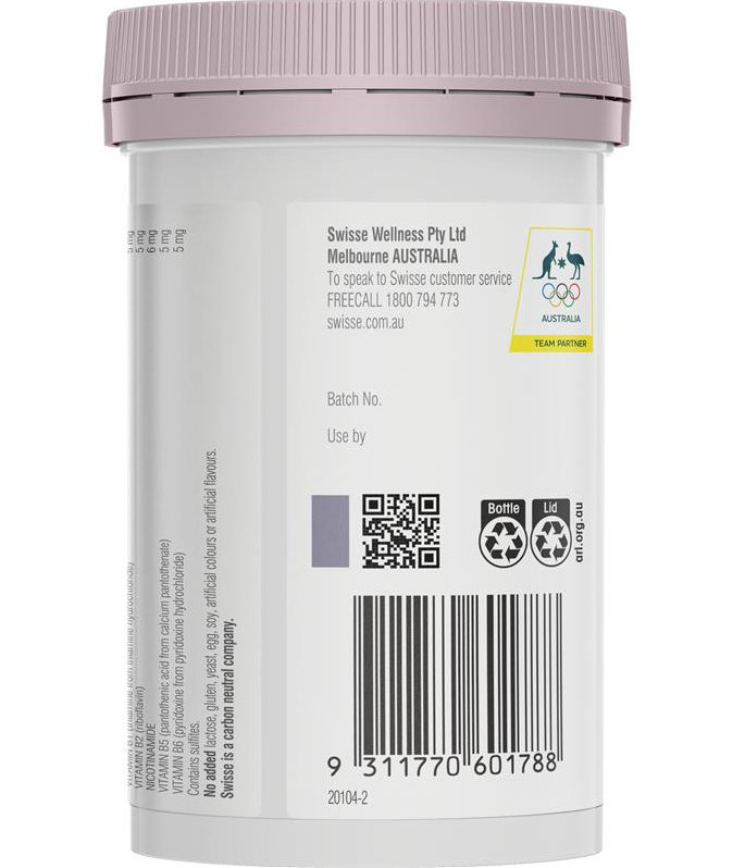 Viên uống lợi sữa từ cỏ cà ri Úc Fenugreek vitamin tổng hợp cho mẹ sau sinh & cho con bú - Swisse Breastfeeding Support