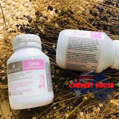 Bio Island DHA - Viên uống bổ sung DHA cho bà bầu 60 viên