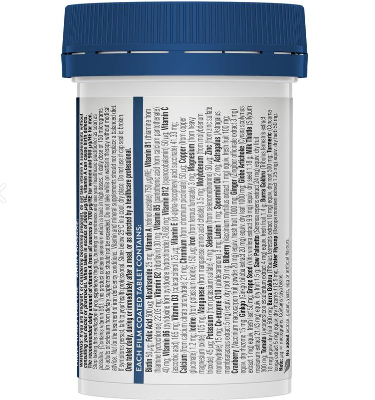 ĐÀN ÔNG U50+ VIÊN UỐNG TỔNG HỢP - Swisse Men's Ultivite 50+ Multivitamin