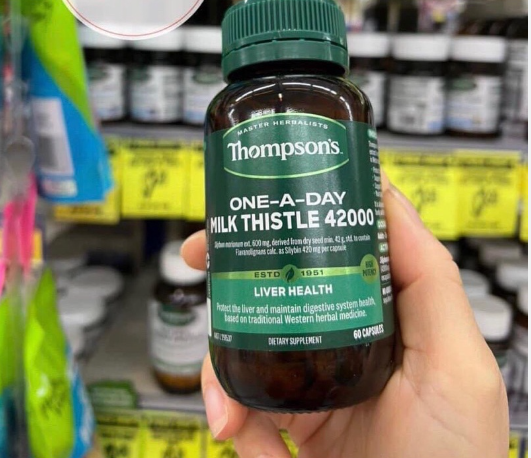 Viên Uống Hỗ Trợ Chức Năng Gan Thompson's One-A-Day Milk Thistle 42000mg