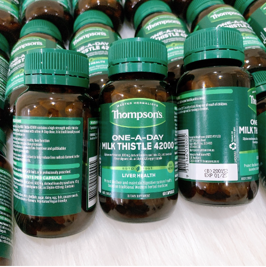 Viên Uống Hỗ Trợ Chức Năng Gan Thompson's One-A-Day Milk Thistle 42000mg