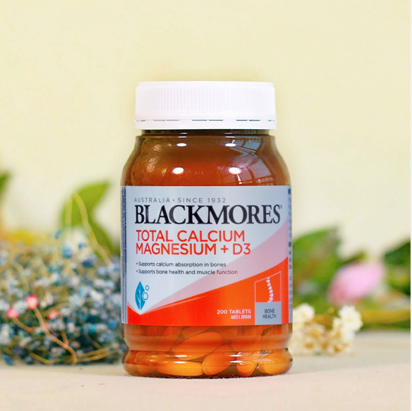 Viên uống chắc khỏe NGỪA LOÃNG XƯƠNG Blackmores Total Calcium Magnesium + D3