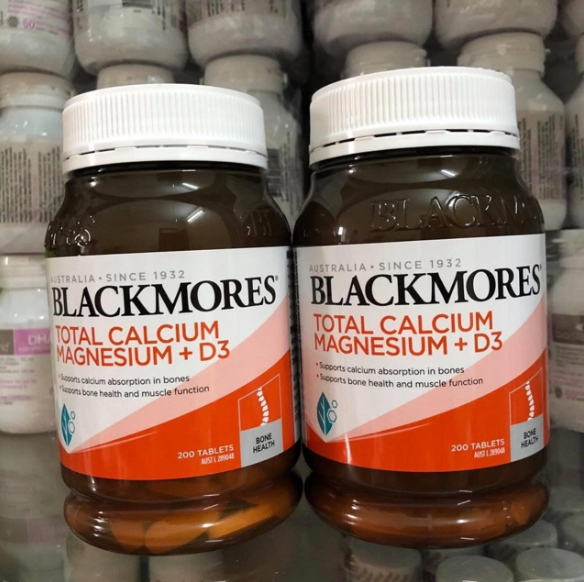 Viên uống chắc khỏe NGỪA LOÃNG XƯƠNG Blackmores Total Calcium Magnesium + D3