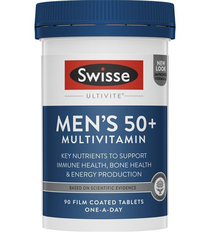 ĐÀN ÔNG U50+ VIÊN UỐNG TỔNG HỢP - Swisse Men's Ultivite 50+ Multivitamin
