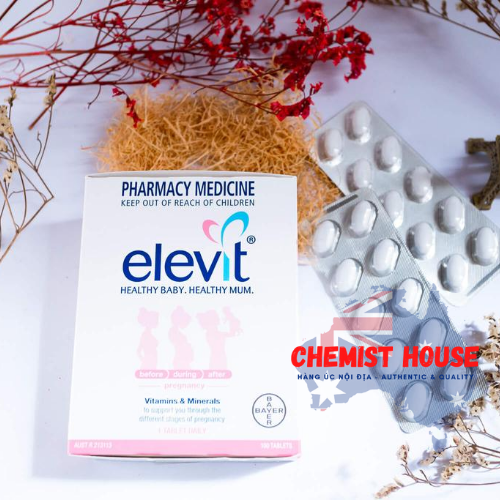 Elevit - Vitamin tổng hợp cho mẹ bầu 100 viên (100 ngày)