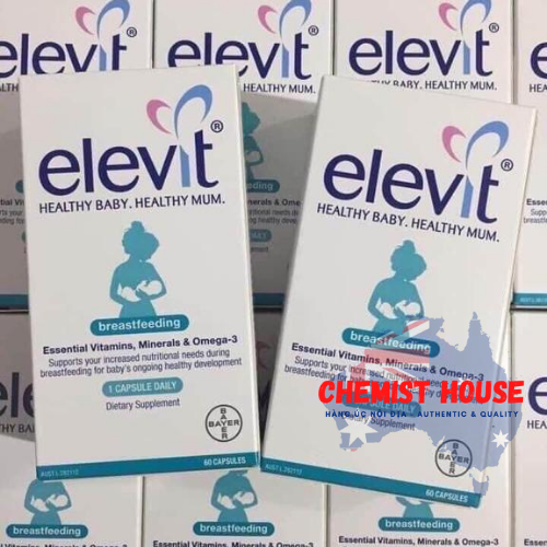 Elevit Breastfeeding - Viên uống dành cho phụ nữ sau sinh và cho con bú 60 viên (60 ngày)