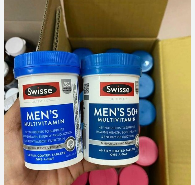 ĐÀN ÔNG U50+ VIÊN UỐNG TỔNG HỢP - Swisse Men's Ultivite 50+ Multivitamin