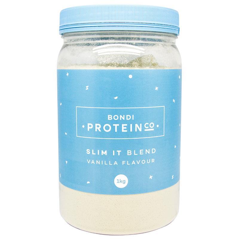 Bột Protein giảm cân, tập gym, chơi thể thao - Bondi Protein Co Slim It Blend Vanilla 1kg