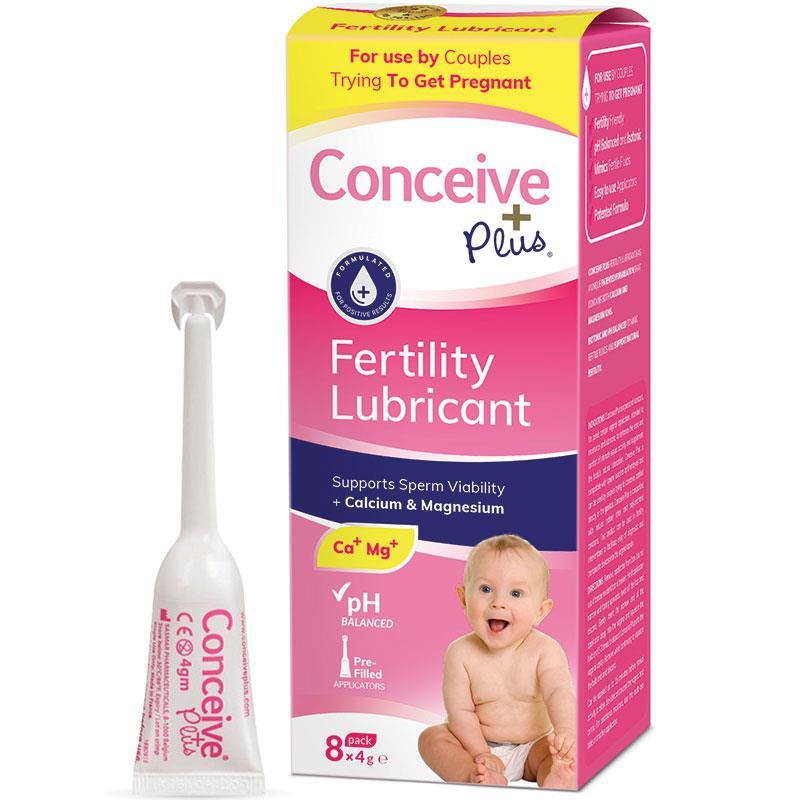 Gel bôi trơn tăng thụ thai đa dụng Conceive Plus 8x4g  - Conceive Plus Fertility Lubricant Applicators 8 x 4g