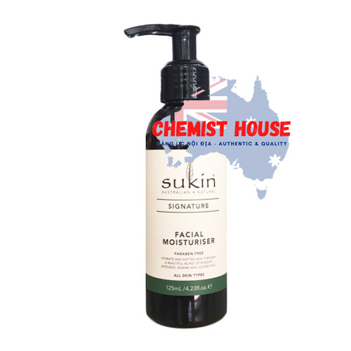 Sukin Facial Moisturiser - Kem dưỡng da 125ml