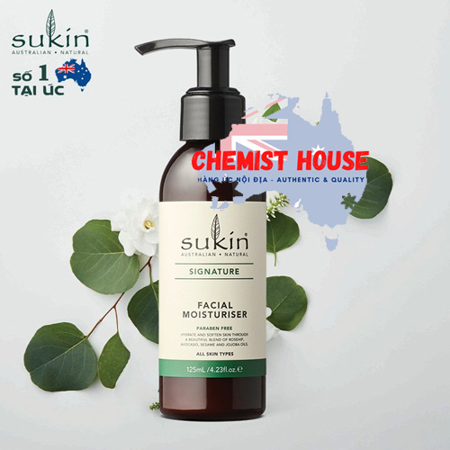 Sukin Facial Moisturiser - Kem dưỡng da 125ml