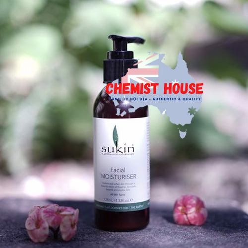Sukin Facial Moisturiser - Kem dưỡng da 125ml