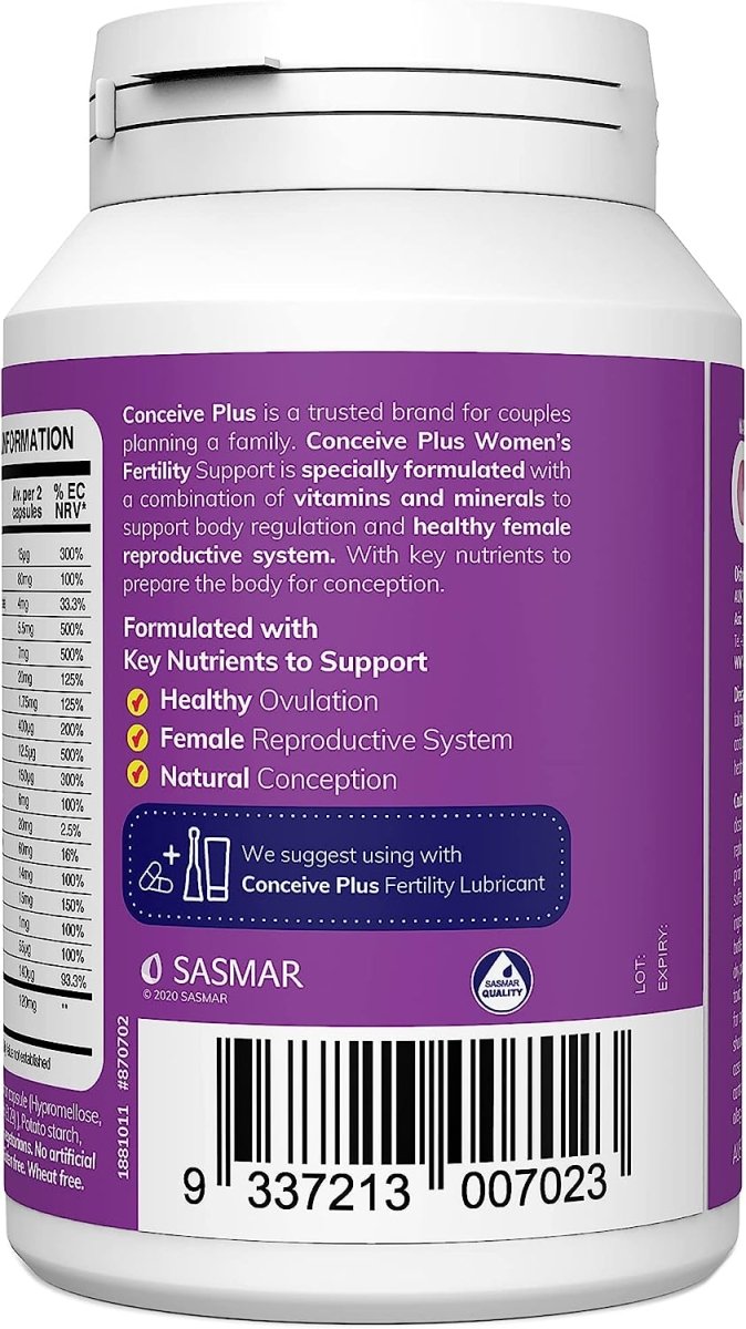 Conceive Plus Fertility Supplement For Women 60 Viên - Viên Uống Bổ Sung Tăng Cường Sinh Sản Tăng Thụ Thai Cho Nữ