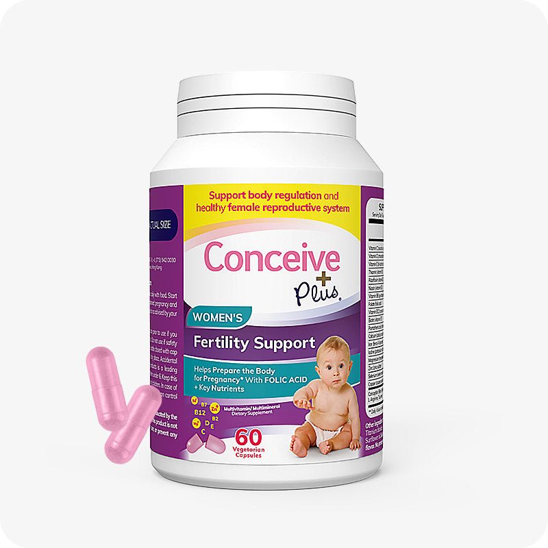 Conceive Plus Fertility Supplement For Women 60 Viên - Viên Uống Bổ Sung Tăng Cường Sinh Sản Tăng Thụ Thai Cho Nữ